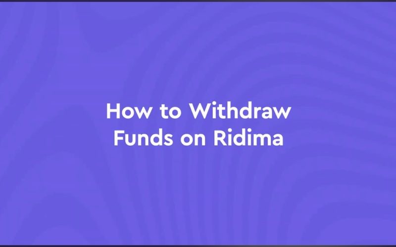 Withdraw funds on Ridima