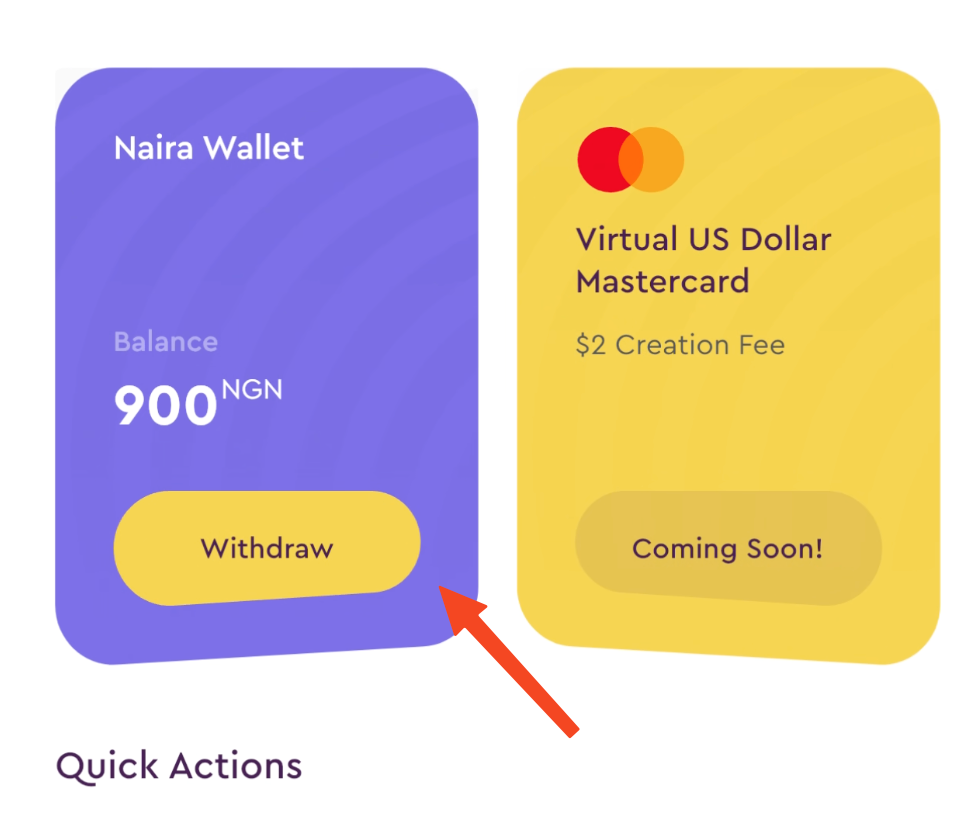 Add bank account and Withdraw funds on Ridima