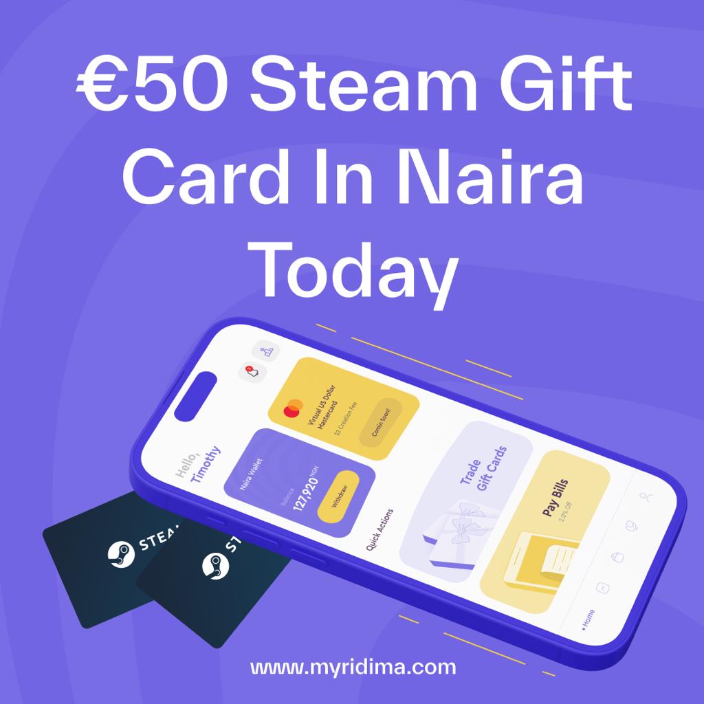 Buy Steam Gift Card 50$ Steam