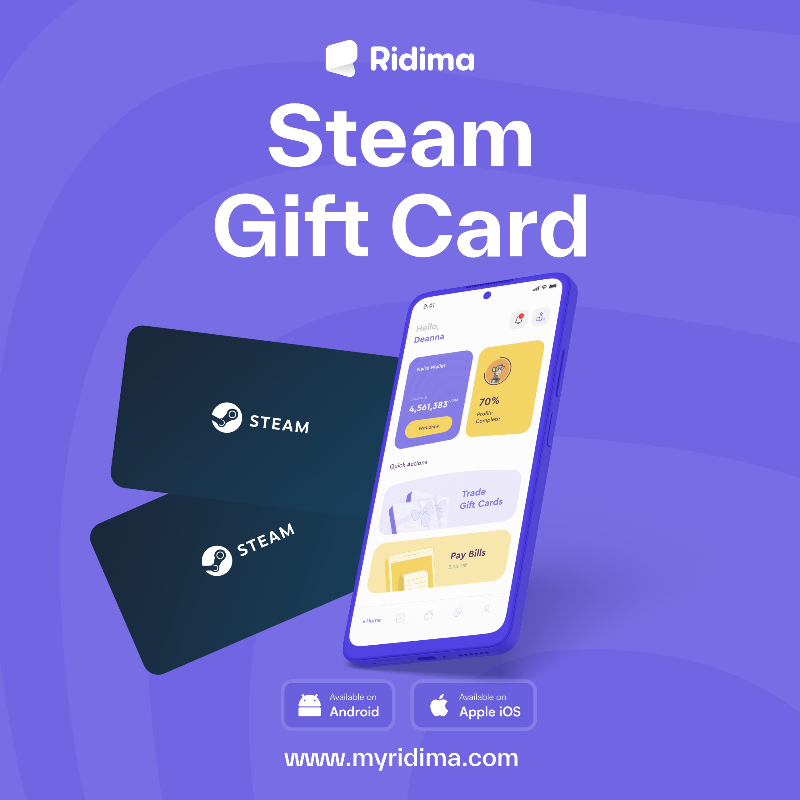 Steam Gift Cards