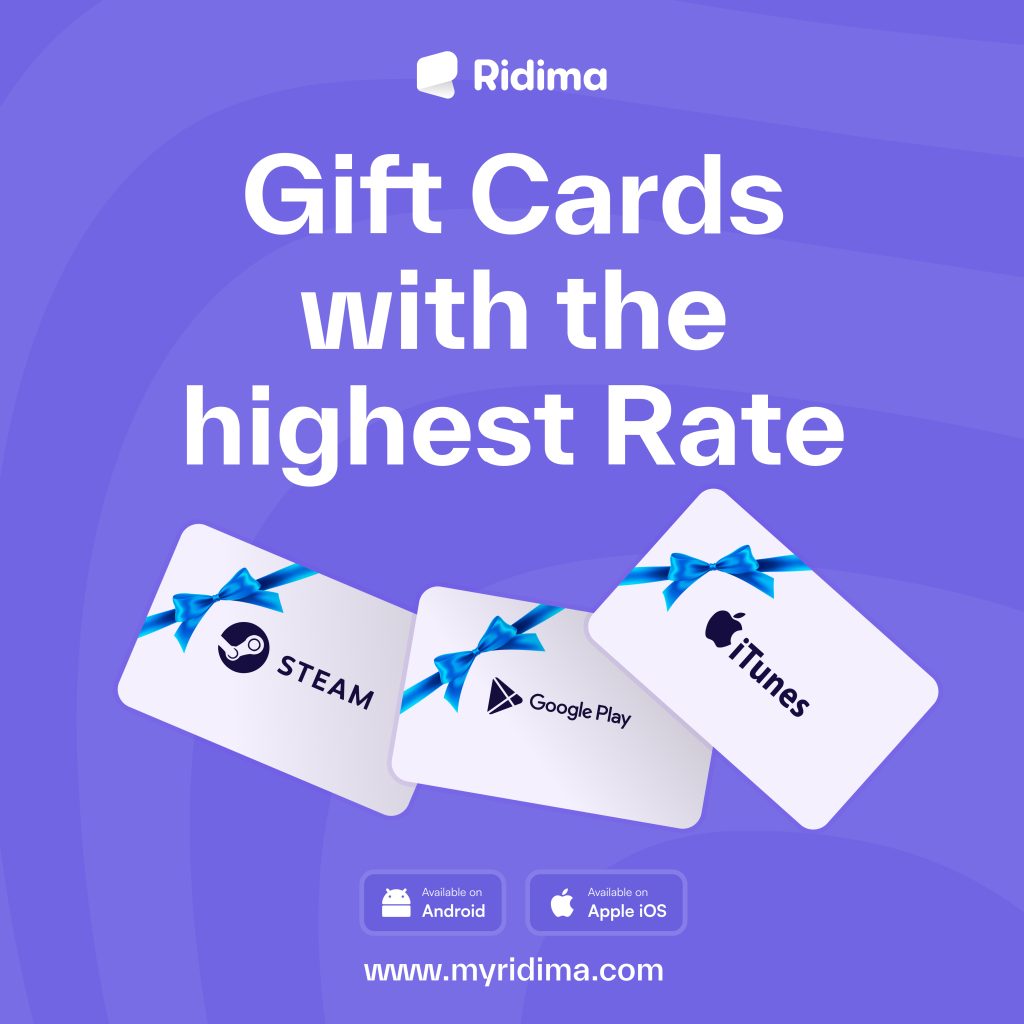 Top 10 Gift Cards With High Rates in Nigeria 2026 - Ridima