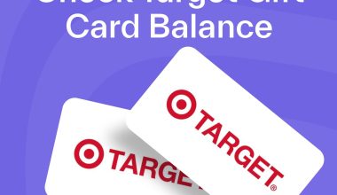 How To Check Target Gift Card Balance