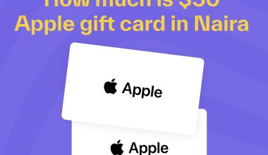 How much is a $50 Apple Gift Card in Naira?