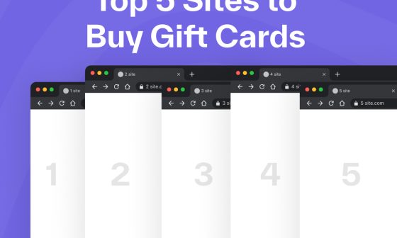 Top 5 Sites to Buy Gift Cards Today