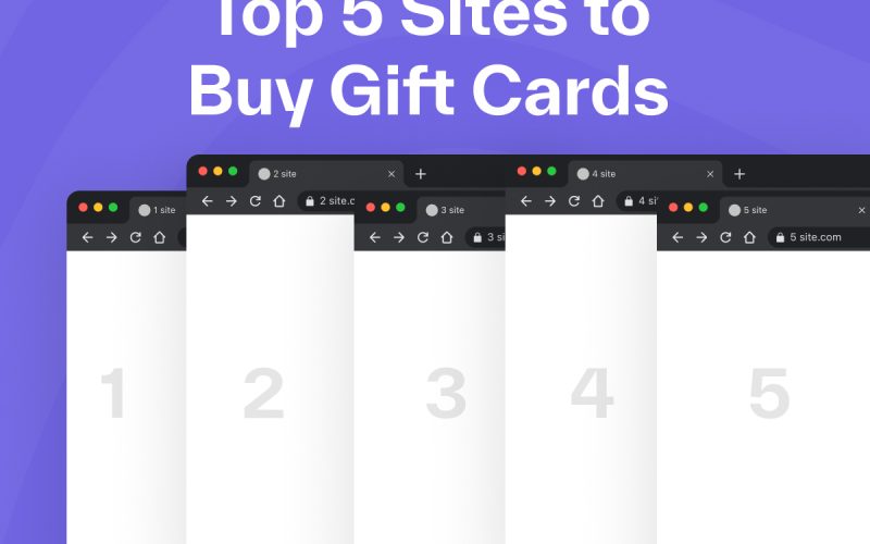 Top 5 Sites to Buy Gift Cards Today