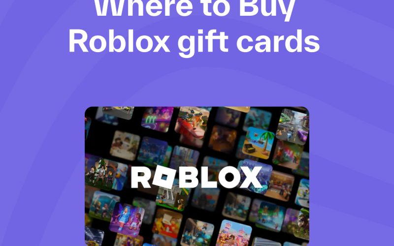 Where to Buy Roblox gift cards