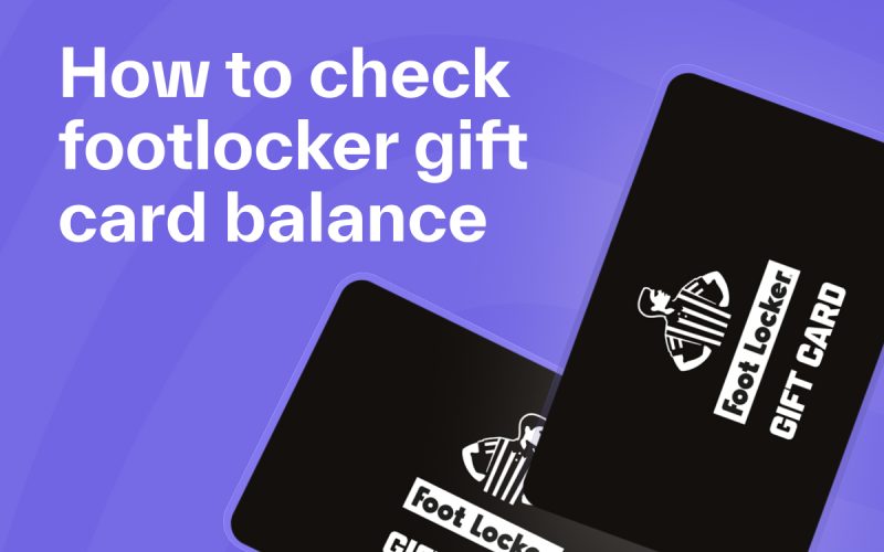 Check Foot Locker Gift Card Balance