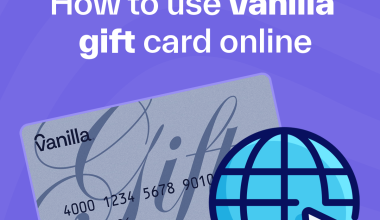 How to Use a Vanilla Gift Card Online