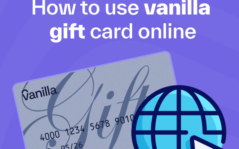 How to Use a Vanilla Gift Card Online