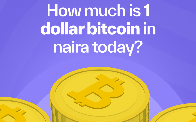 How Much is 1 Dollar Bitcoin in Naira Today? 