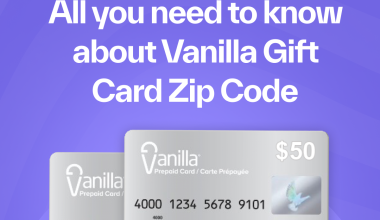 Vanilla Gift Card Zip Code