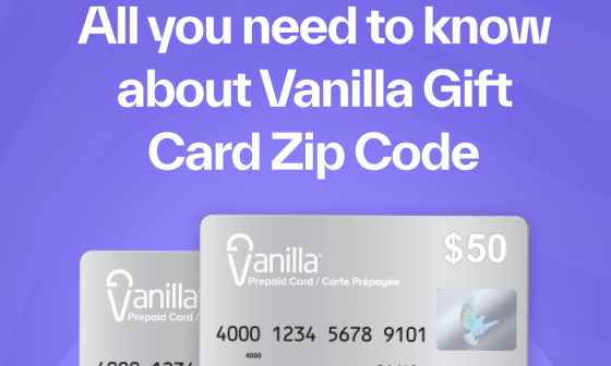 Vanilla Gift Card Zip Code