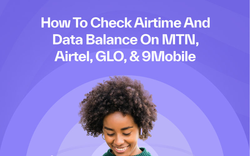 How To Check Airtime And Data Balance