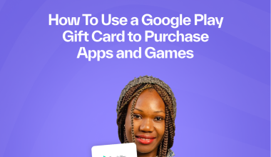 Google Play Gift Card To Purchase Apps and Games.