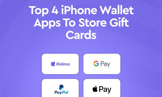 Top 4 iPhone wallet apps to store gift cards.