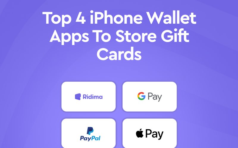 Top 4 iPhone wallet apps to store gift cards.