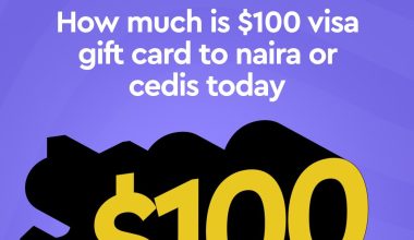 Visa gift card to naira or cedis