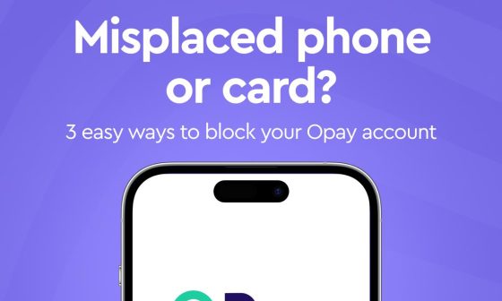 Block your Opay account