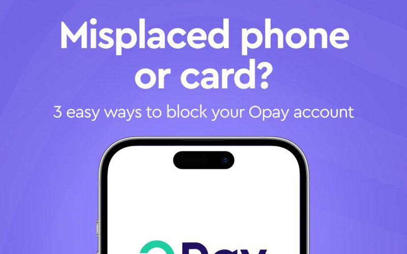 Block your Opay account