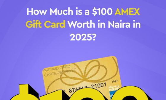 AMEX gift card worth in Naira