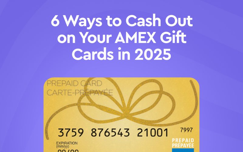 Cash out on your AMEX gift card
