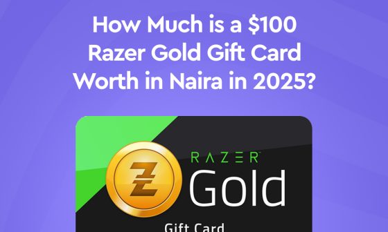 100 Razer Gold gift card worth in Naira