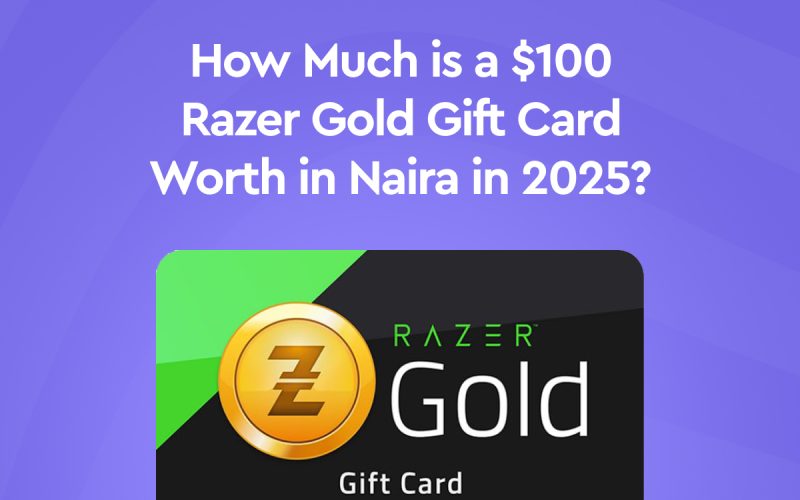 100 Razer Gold gift card worth in Naira