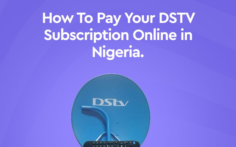 Pay your DStv Subscription online in Nigeria
