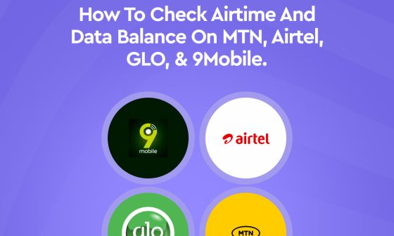 Check airtime and data balance
