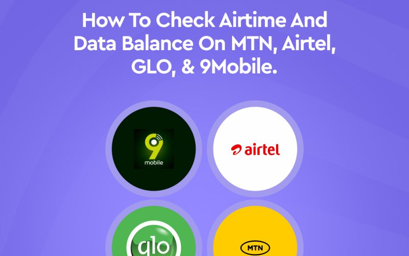 Check airtime and data balance