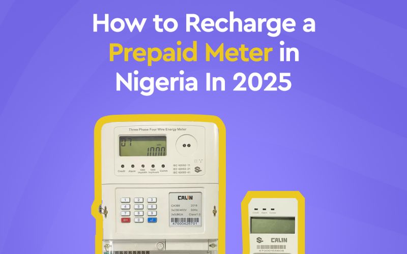 Recharge a prepaid meter in Nigeria