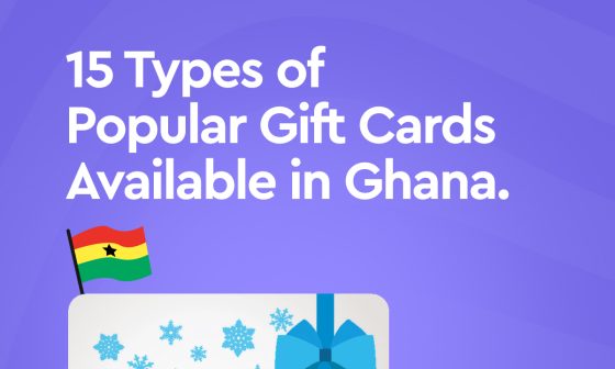 Popular Gift Cards Available in Ghana