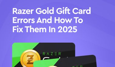 Razer Gold gift card errors