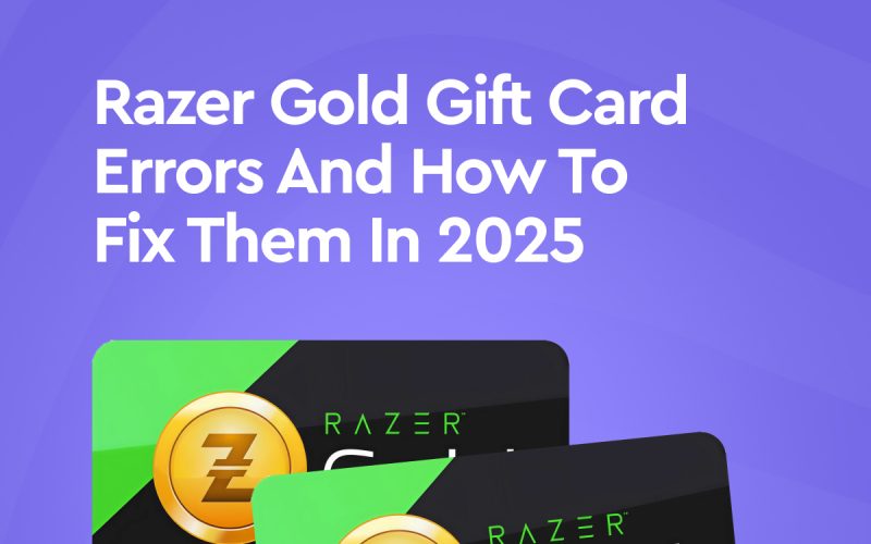 Razer Gold gift card errors