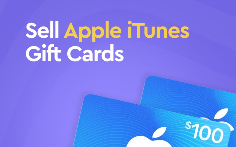 Sell Apple iTunes gift cards,