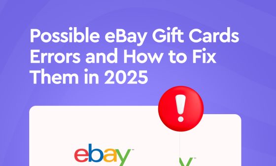 eBay gift card errors