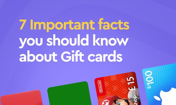 Important facts you should know about gift cards