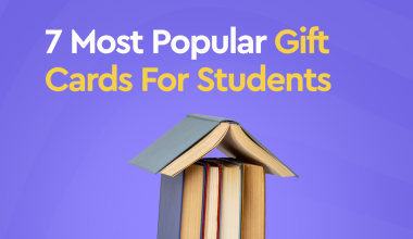 Most popular gift cards for students