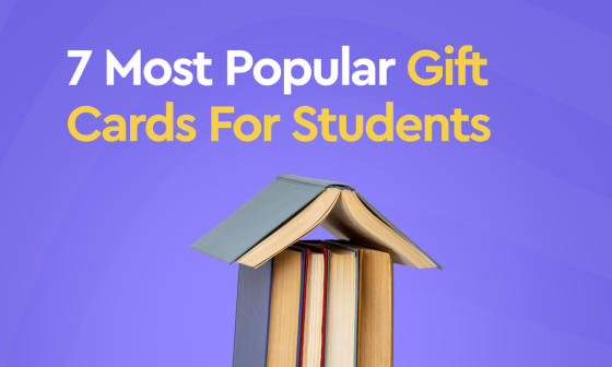 Most popular gift cards for students