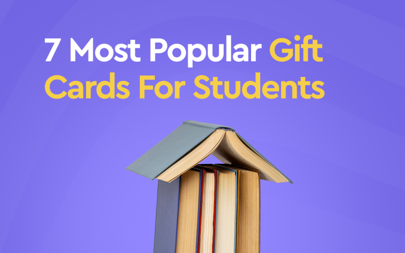 Most popular gift cards for students