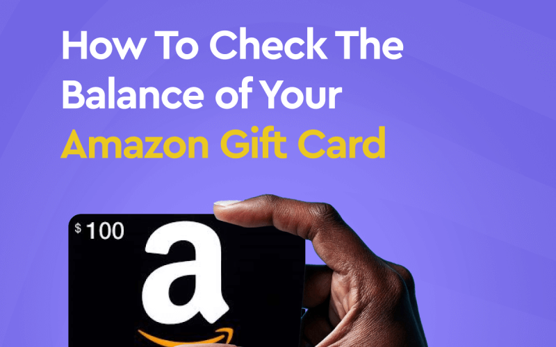 The Balance of Your Amazon Gift Card