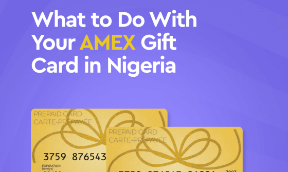 AMEX gift card in Nigeria