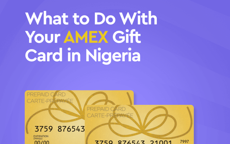 AMEX gift card in Nigeria