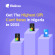 Highest gift card rates in Nigeria