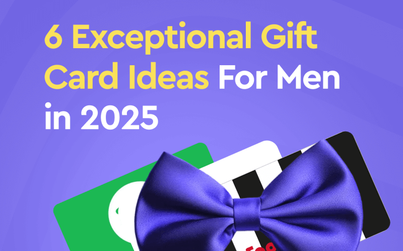 Gift card ideas for men