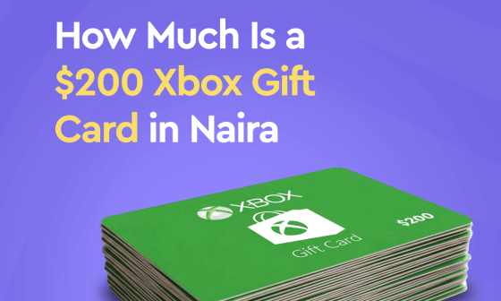 Xbox gift card in Naira