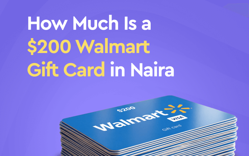 Walmart gift card in Naira