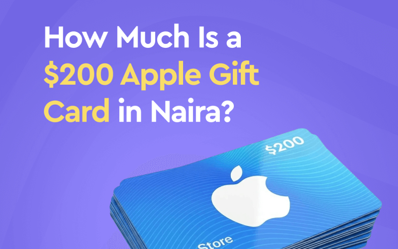 $200 Apple gift card