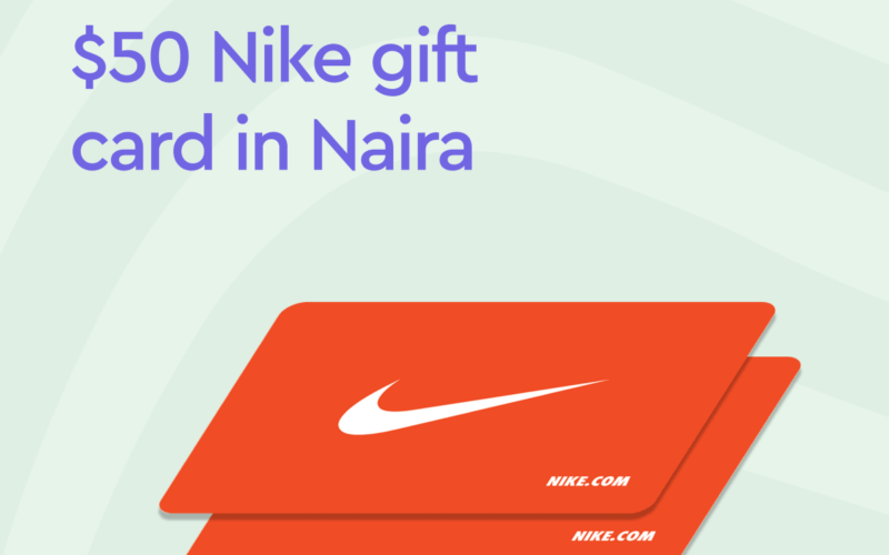 $50 Nike gift card