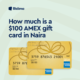 $100 AMEX gift card in Naira